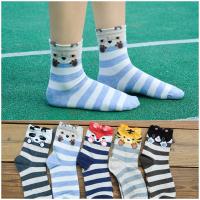 Calcetines coloridos Kawaii de algodón para mujer, medias cómodas y transpirables, colección de animales de dibujos animados, 5 pares - details 3