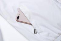 chaqueta sual con cuello levantado para hombre, abrigo deportivo, parabrisas, bomber impermeable, - details 11