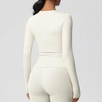 Camisetas de Entrenamiento Sin Costuras para Mujer Ropa Deportiva de Yoga de Manga Larga - details 23