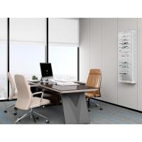 13 Compartimentos Metal A4 Soporte Documentos Pared Oficina Archivador de Pared Organizador Revistas Correo Pared Almacenamiento Archivos Revistero,Blanco - details 5