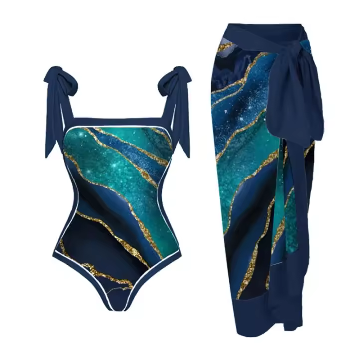 El nuevo traje de baño de una pieza es ajustado y delgado para las mujeres. - 1
