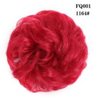 Extensiones de cabello para mujer, peluca Retro para Cosplay, peluca para discoteca y Bar, coleteros sintéticos, moño de pelo desordenado, piezas de cabello postizas - details 12