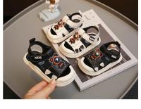 Sandalias con tapa para los dedos de los pies para niños, zapatos de suela suave de astronauta de dibujos animados, zapatos para caminar para bebés, zapatos de playa casuales de gancho y bucle para vacaciones de verano - details 2