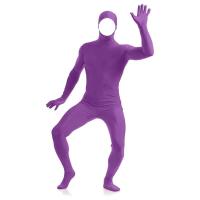 Traje de cuerpo completo Halloween, mono naranja, disfraz de Ninja Mardi Gras, ropa de fiesta para mujeres y hombres, mono de cuero - details 1