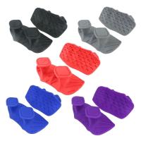 1 par de empuñaduras ergonómicas para levantamiento de pesas, guantes antideslizantes en forma de panal para entrenamiento, guantes de gimnasio, empuñaduras de palma de silicona elásticas gruesas, dominadas - details 1