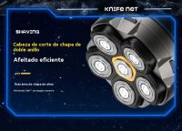 Afeitadora electrica hombre cabeza barba multifunción Portátil Cortapelos - details 6