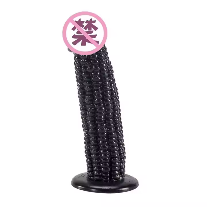 Consolador de maíz realista grande con forma de 19CM, masajeador, estimulador de súper partículas, dispositivo de masturbación femenina - 1