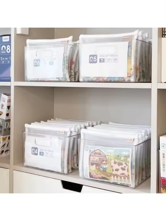 Bolsa de Almacenamiento de Rompecabezas Bolsa Transparente de Malla para Bloques de Construcción para Niños Ordenamiento Especial para Juguetes Pequeños - 1