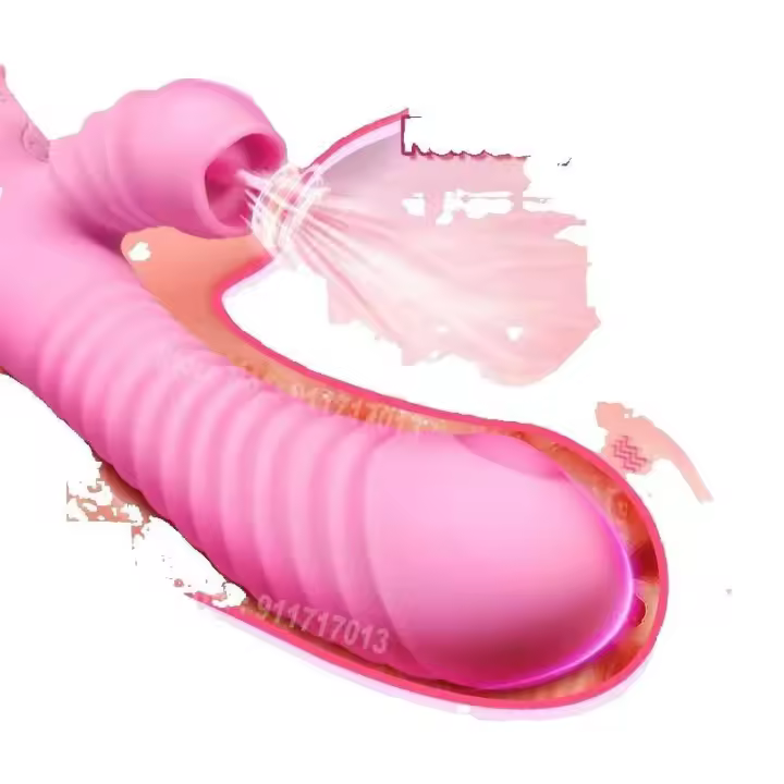 Leten-vibrador 2 en 1 para lamer hine, estimulador de clítoris para mujer, punto G, potente consolador Vibro, varita, succionador de clítoris femenino, Juguetes sexuales para adultos - 1