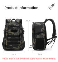 Mochila táctica impermeable para exteriores, mochila Molle para senderismo, trekking, escalada, montañismo, bolsa deportiva - details 0