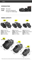 Rhinowalk-Bolsa para motocicleta 100% impermeable, 18L/28L/48L, gran capacidad, 2 uds., ajuste Universal, bolsa para alforja de motocicleta, bolsas laterales para sillín - details 13