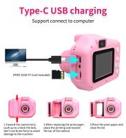 Cámara de impresión instantánea para niños, cámara de fotos Digital, juguete para niñas, cámara de Video para niños, regalo de cumpleaños para niños - details 8