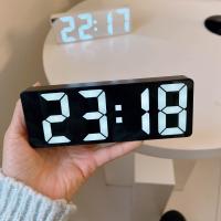 Despertador digital LED para dormitorio, reloj electrónico de sobremesa con indicador de temperatura, 1 unidad - details 5