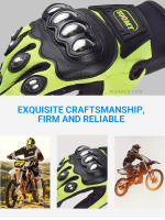 Guantes de Carreras SUOMY de Tamaño Grande XXL Negros con Decoración Elegante Antideslizantes y Transpirables para Moto Cierre de Pulgar Lavables en Agua - details 39