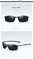Gafas de sol polarizadas rectangulares para hombre, ultraligeras, para pescar y conducir, clásicas. - details 12