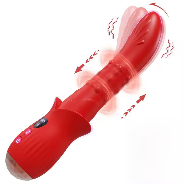 Vibrador de empuje SEX de empaque privado, estimulador de placer, juguete sexual vaginal y anal para mujeres - 1