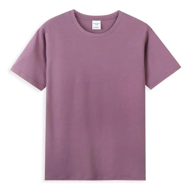 Camiseta básica de algodón de manga corta para hombre, top grande, primavera y verano - 1