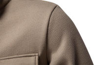 Suéter de manga larga con solapa para hombre, cárdigan con bolsillo, decoración, Color sólido, novedad de otoño e invierno, 2024 - details 22