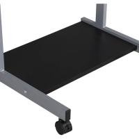 Mesa de Ordenador Mesa Escritorio PC con Cajón con 4 Ruedas para Hogar o Oficina 56x51x79cm Negro - details 6