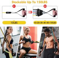 Juego de bandas de resistencia para ejercicios físicos, tubos elásticos, cuerda de tracción, banda de Yoga, equipo de entrenamiento para gimnasio en casa, 360 libras - details 12