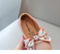 Zapatos de cuero para niñas, mocasines planos de cuero PU suave para niños, mocasines sin cordones con lazo de cinta, princesa dulce, sencillo, clásico, talla 21-34, nuevo - details 10
