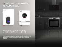 Inversor Híbrido Anern 48V 10200W, Salida Doble, MPPT 160A, Onda Senoidal Pura - details 4