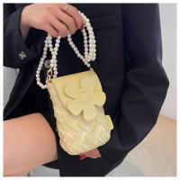 Bolsa de Teléfono Móvil de Lujo Ligera con Cadena de Perlas Bolsa de Verano a la Moda para Mujeres - details 14