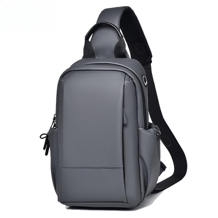 Bolsa de mensajero de hombro Bolsa de pecho impermeable de moda ligera Bolsa de pecho informal Commuter