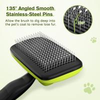 Peine para Mascotas Flexible de Acero Inoxidable Desenreda a tu Perro y Gato Quitas de Pelo Muertos - details 4