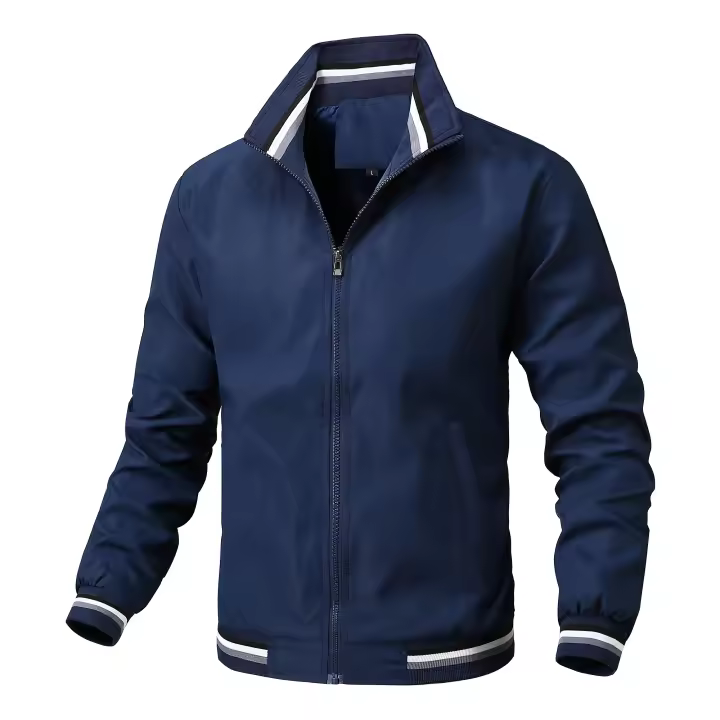 Primavera otoño nueva chaqueta Bomber cortavientos abrigo hombres marca prendas de vestir moda Stand chaqueta Casual militar delgada hombres - 1