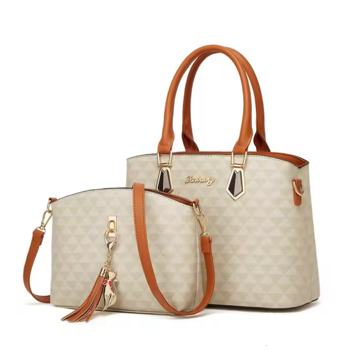 Nueva moda, textura de gama alta, un solo hombro, cruz oblicua, bolso de mano europeo y americano para mujer, mochila de lujo de alta gama - 1