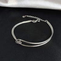 Pulsera De Beads Geométricas De Plata Esterlina 925 Para Mujeres Estilo Simple Y Temperamento Joyería De Mano Para Fiestas - details 23