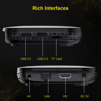 Dispositivo de TV inteligente HK1 RBOX H8S, decodificador con Android 12, Allwinner H618, 2,4G, 5G, Wifi Dual, reproductor multimedia, 4GB, 64 GB, 32GB - details 7
