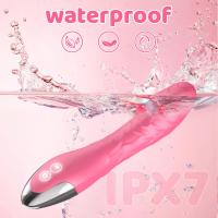 Vibrador realista de 7,7 pulgadas para mujeres, 10 potentes modos de vibración para estimulación del clítoris y del punto G, juguetes sexuales para adultos de rosas impermeables para mujeres y parejas - details 3