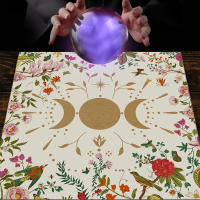 Triple Moon Alter para untar leer, tela, fase lunar, estera de Tarot, decoración de Altar, bruja bruja - details 4