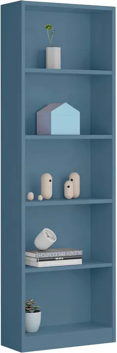 Estantería Juvenil de 6 Cajones Vertical para Libros Acabado en Blanco - 1