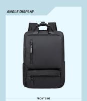 Mochila multifuncional para portátil de 15,6 pulgadas, mochila de viaje de negocios, impermeable, negra, para estudiantes, bandolera para hombre, portátil, bolsa para ordenador - details 8