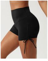 Pantalones Cortos de Yoga con Cordón Encaje Secado Rápido, Transpirables, Forma de Cadera en V - details 13