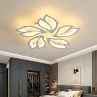 Lámpara de techo LED ondulada de tres puntos, barra de luz plateada de tres puntos de 18W, 36cm, con control remoto - details 7