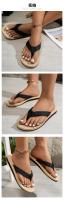 Verano nuevas zapatillas de fondo plano acolchadas con correas, sandalias casuales, ropa exterior para mujer, chanclas de playa para mujer a juego con el color - details 1