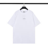Camiseta de manga corta de alta calidad para hombre de Hip-Hop, camiseta de verano de manga corta de moda, bordado de Stone Island - details 7