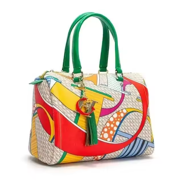 CH-Bolso de mano con diseño de moda para mujer, bandolera con letras impresas en Color, de gama alta, de lujo, primavera 2024 - 1