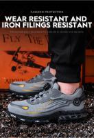 Zapatos de trabajo de seguridad para hombre y mujer, zapatillas cómodas, ligeras, transpirables - details 8