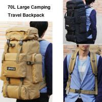 Mochila táctica de gran capacidad para hombre, bolsa militar de camuflaje de 70L, para senderismo, montañismo, caza y acampada - details 1