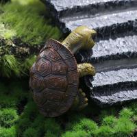 Bonitos adornos colgantes de tortuga en 3D, maceta de tortuga pequeña de dibujos animados hecha a mano, adornos decorativos de tortuga simulada para decoración del hogar - details 8