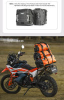 Rhinowalk-bolsa para sillín de motocicleta, 20L/45L/65L, impermeable, para asiento trasero de Motor, paquete trasero, equipaje de viaje de secado rápido - details 19