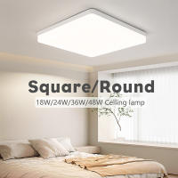 Lámpara LED de techo ultradelgada, candelabro cuadrado impermeable, decoración interior del hogar, 48W, 36W, 24W, 18W, 220V, dormitorio, sala de estar, cocina - details 0