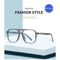 Montura transparente para gafas de ordenador para hombre y mujer, gafas cuadradas antiluz azul, gafas de bloqueo, gafas ópticas - details 0