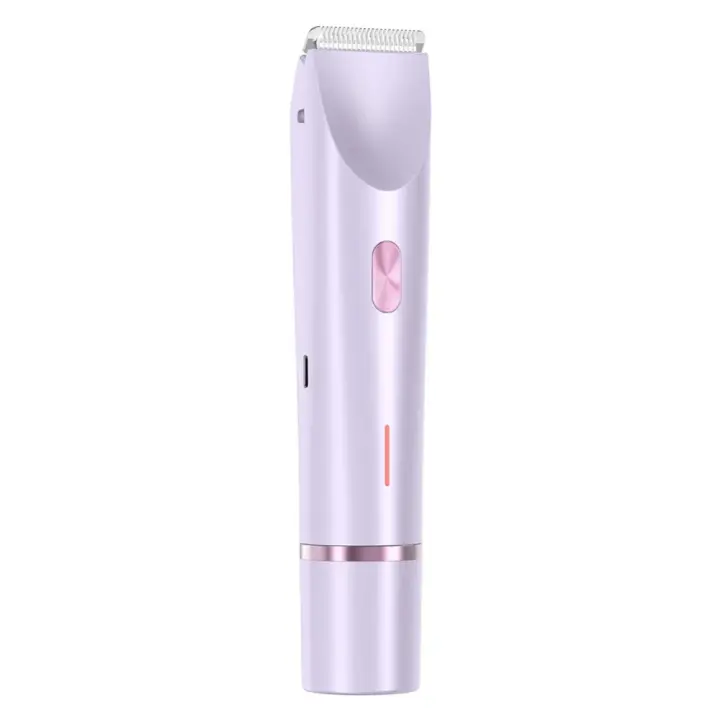 Maquinilla de afeitar para mujer, depiladora eléctrica portátil, indolora, para piernas púbicas, recortador de pelo corporal para damas, Bikini, axilas, piernas - 1