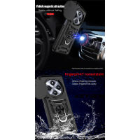 KEYSION Funda Antigolpes para Xiaomi 14C, Silicona + PC Deslizante, Protección de Lente de Cámara, Anillo Soporte, Funda para Redmi 14C 4G - details 1